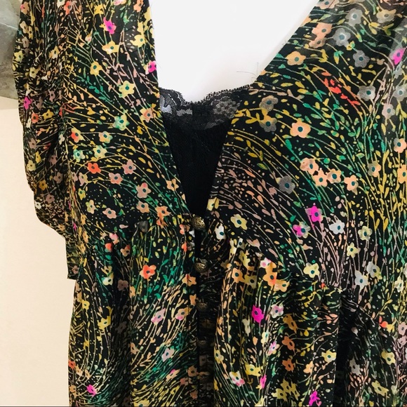 Anthropologie Akemi + Kin Valencia Floral Dress S - Picture 6 of 13